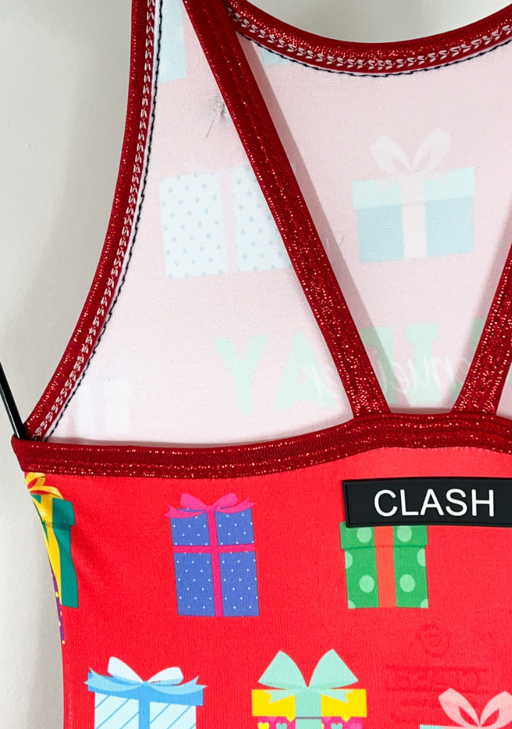 READY TO SHIP Holiday Cheermeister Ugly Christmas Leotard