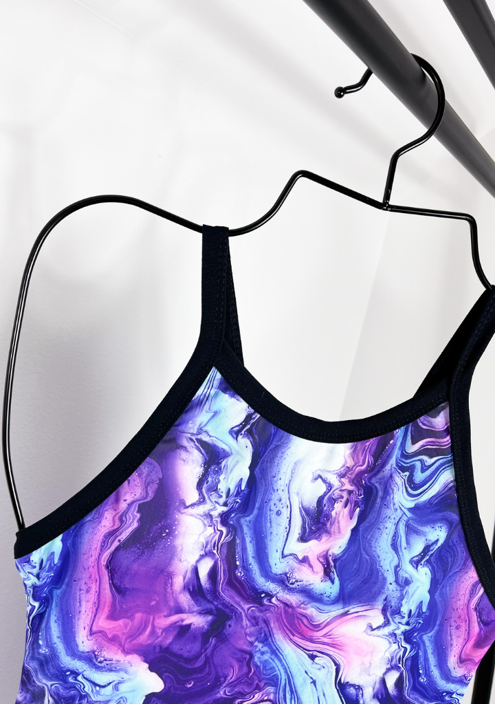 Purple Marble Leotard