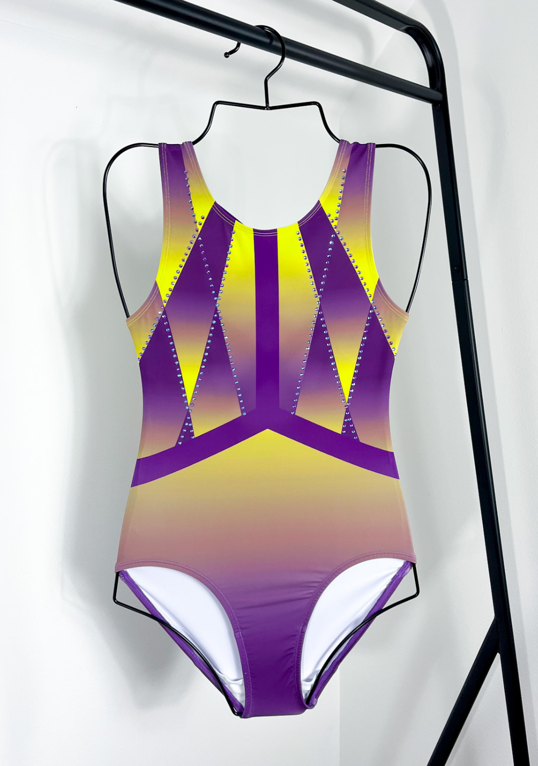 Purple and Yellow Collegiate Leotard