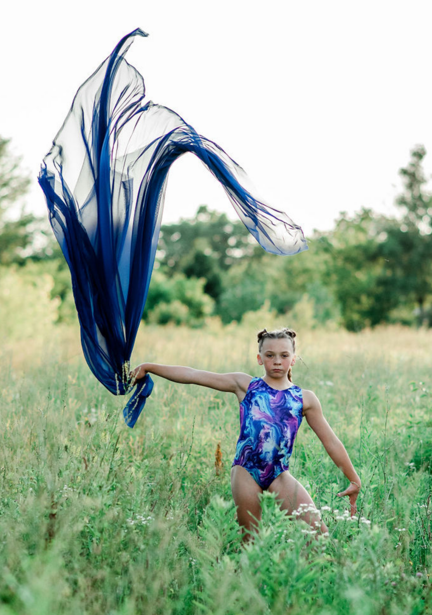 Purple Marble Leotard