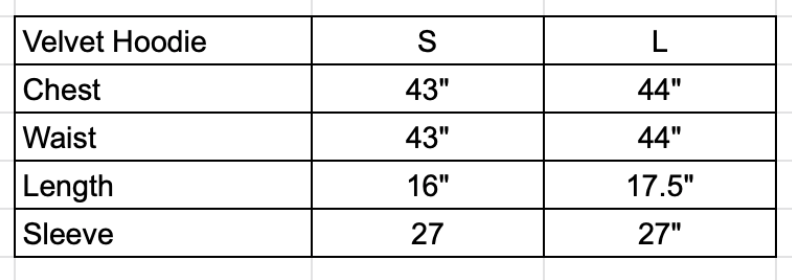 Velvet Crop Top Hoodie