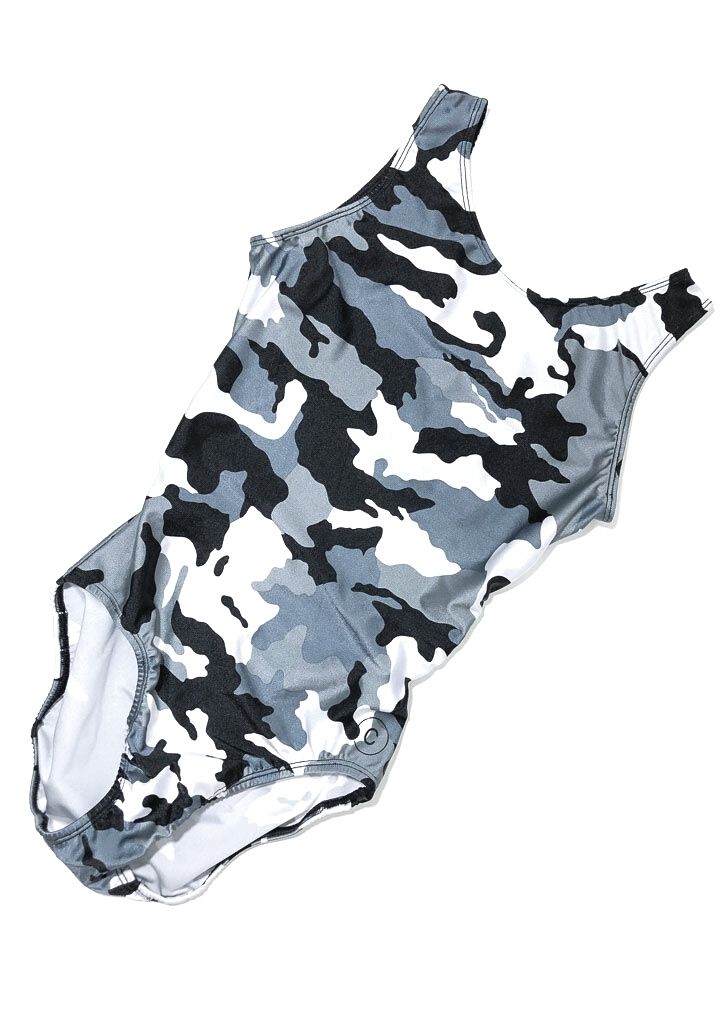Classic Grey Camo Leotard