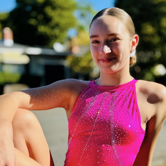 Introducing CLASH Leotards’ New Pink Rhinestone Leotard
