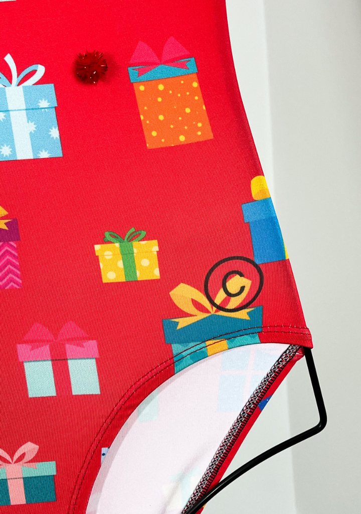 Holiday Cheermeister Ugly Christmas Leotard