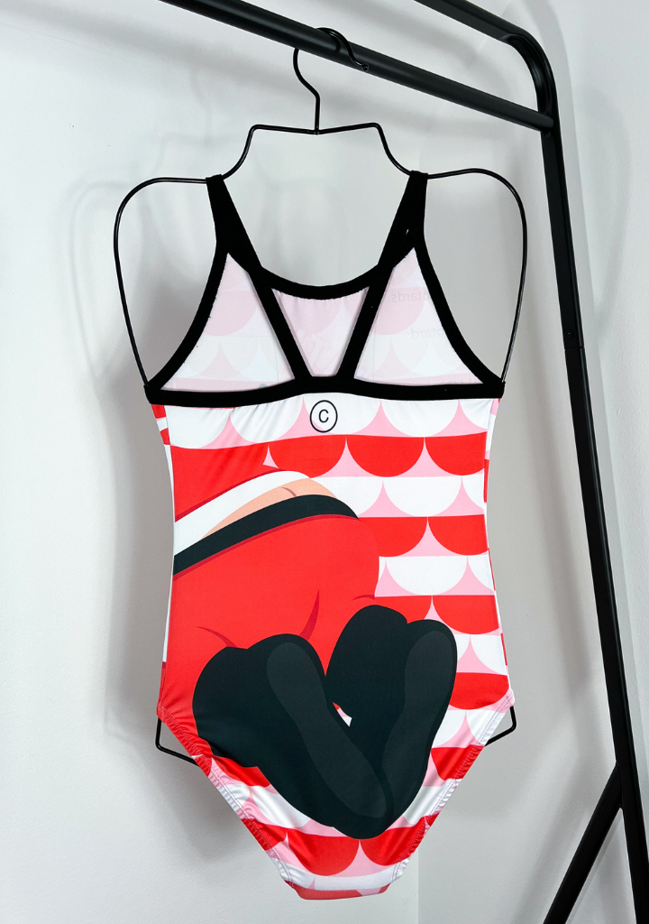 Santa Saw That Ugly Christmas Leotard (Without Ruffle)