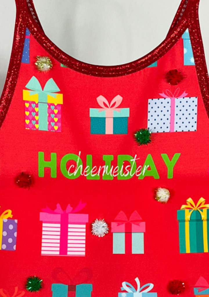 Holiday Cheermeister Ugly Christmas Leotard
