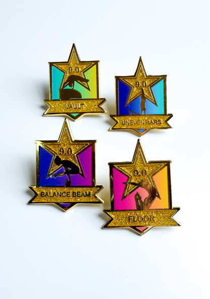 9.0 Floor Achievement Lapel Pin