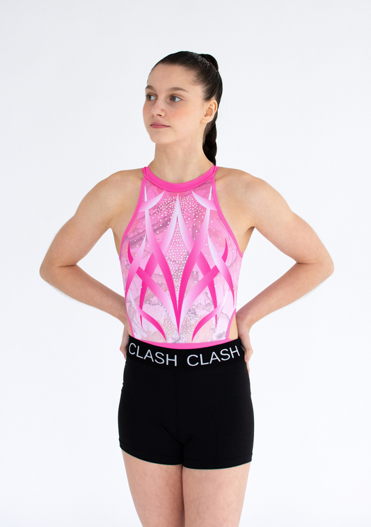 Black Lycra Logo Practice Shorts