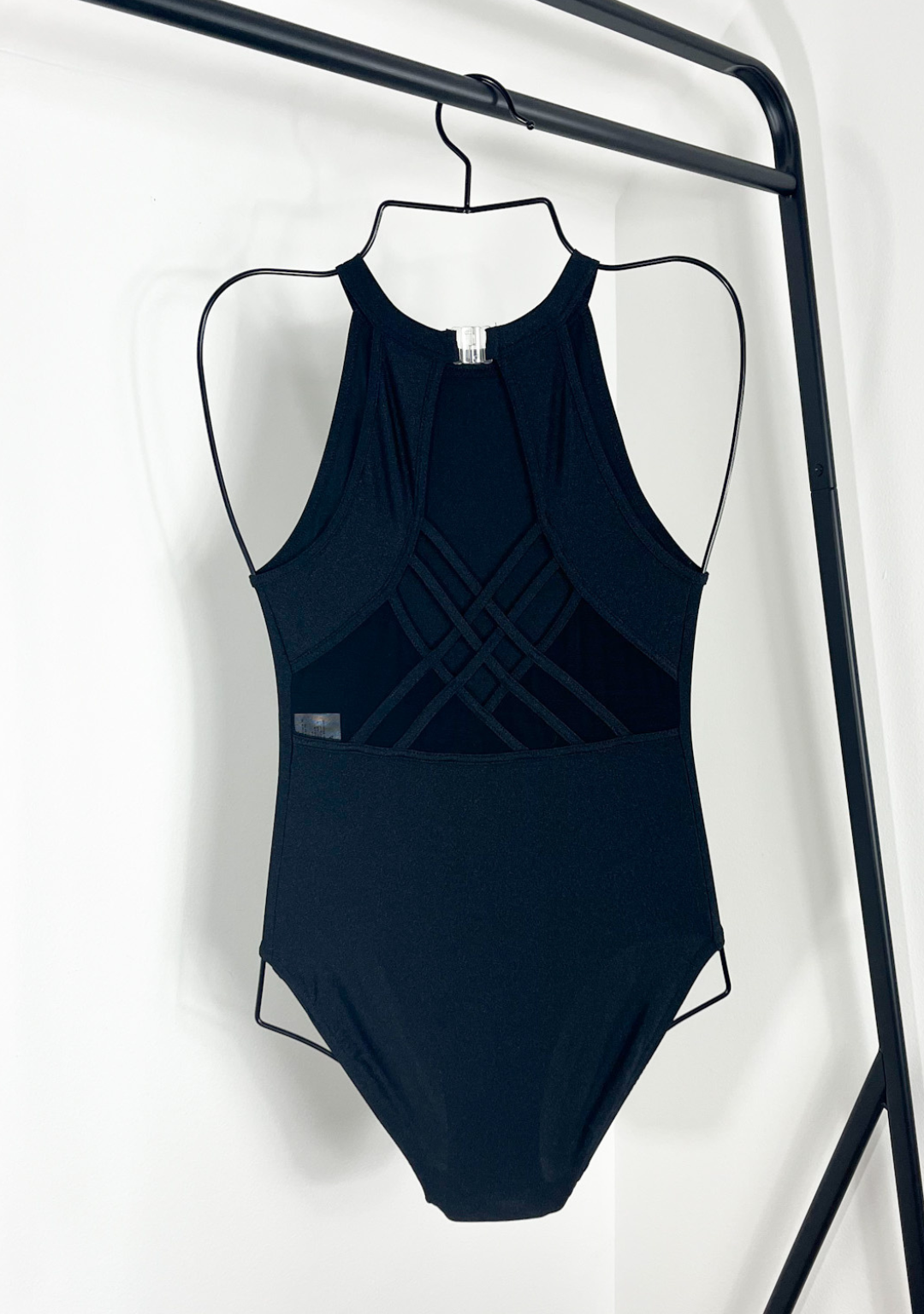 Black Rhinestoned Leotard