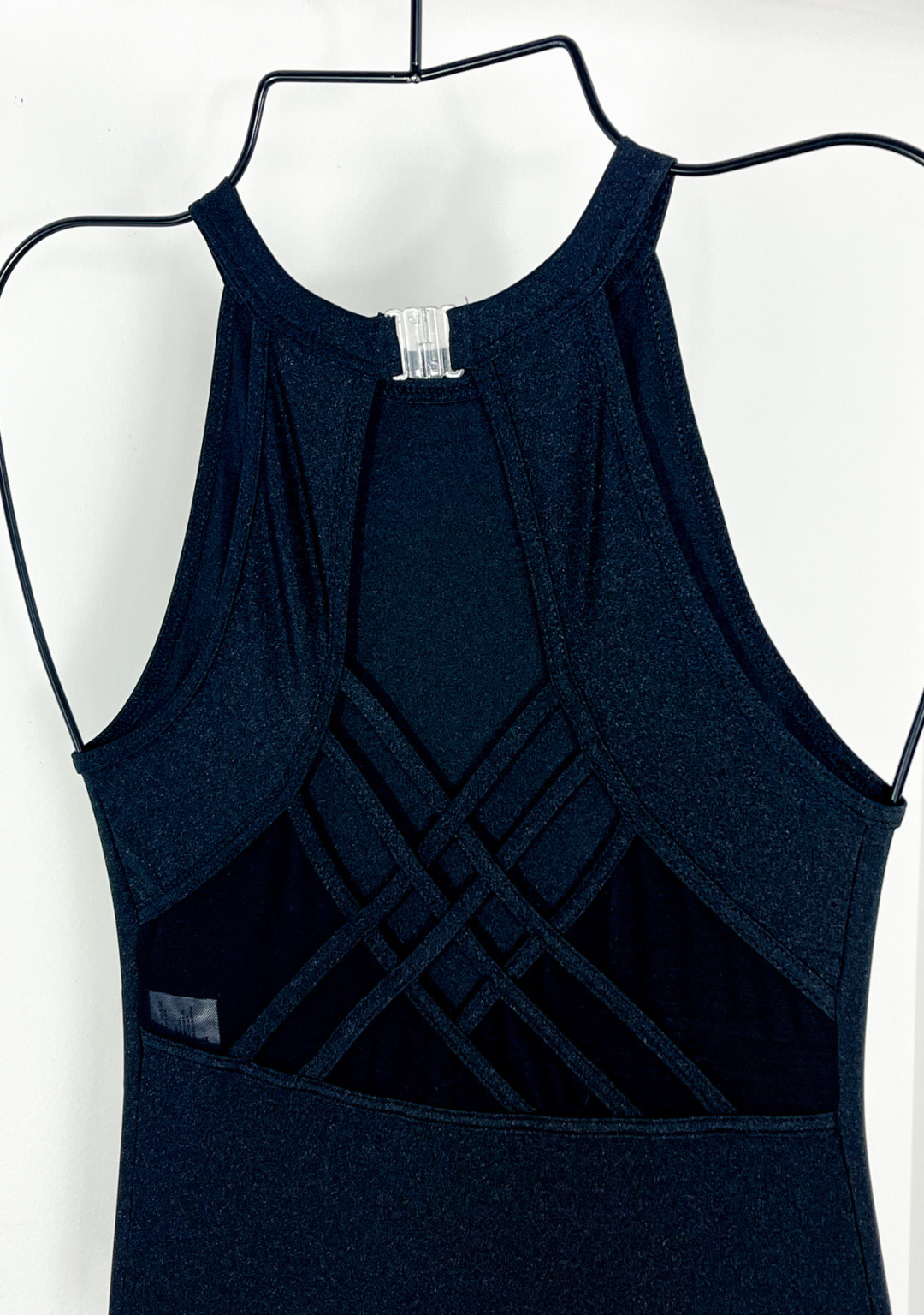 Black Rhinestoned Leotard