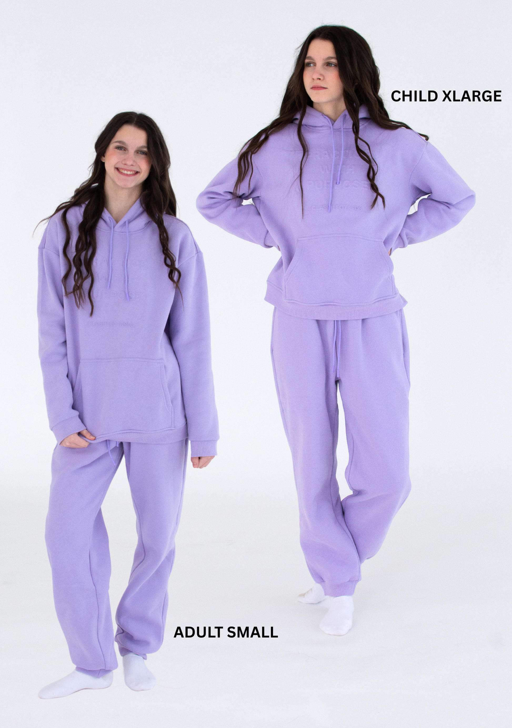 Lavender Practice With Purpose Oversized Hoodie – CLASH LEOTARDS
