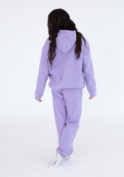 Lavender Practice With Purpose Oversized Hoodie