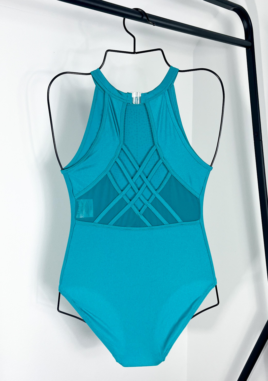 Teal Rhinestoned Leotard