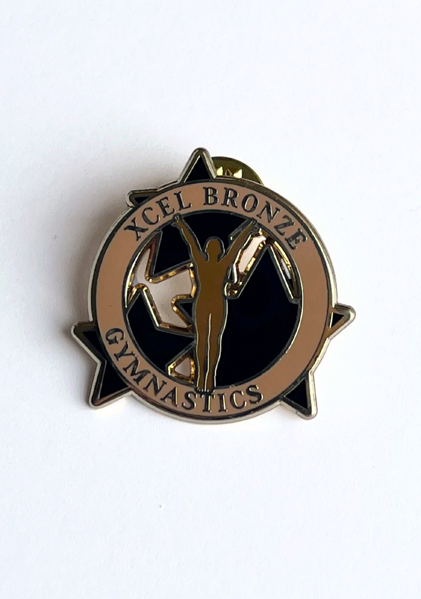 Xcel Bronze Gymnastics Lapel Pin