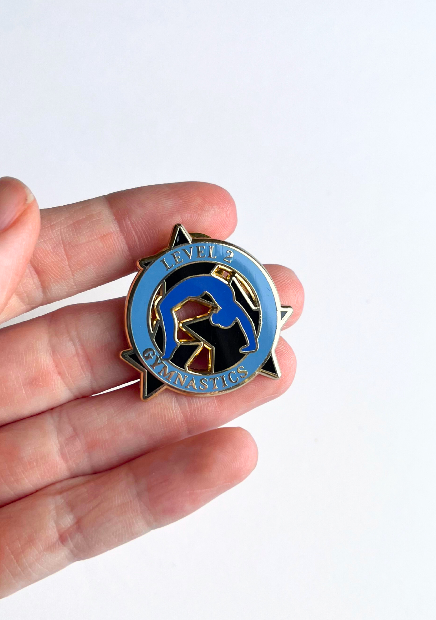 Level 2 Gymnastics Lapel Pin