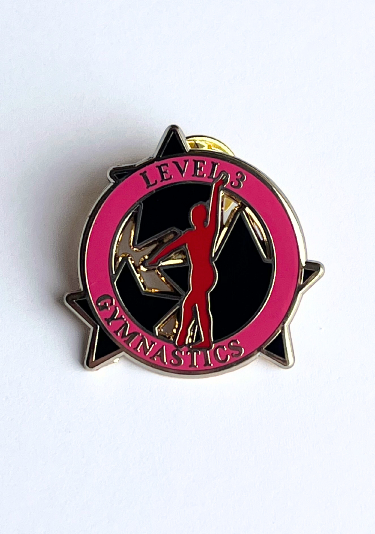 Level 3 Gymnastics Lapel Pin