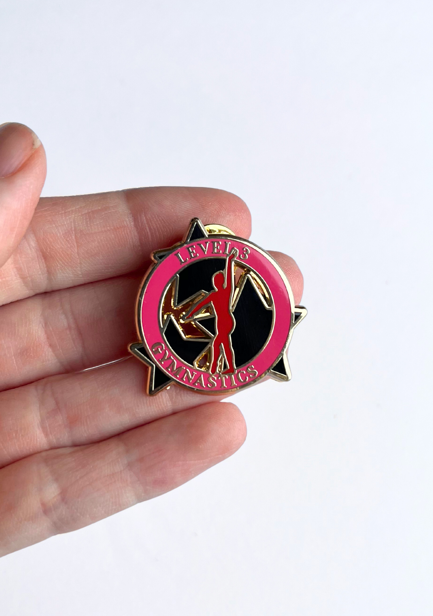 Level 3 Gymnastics Lapel Pin