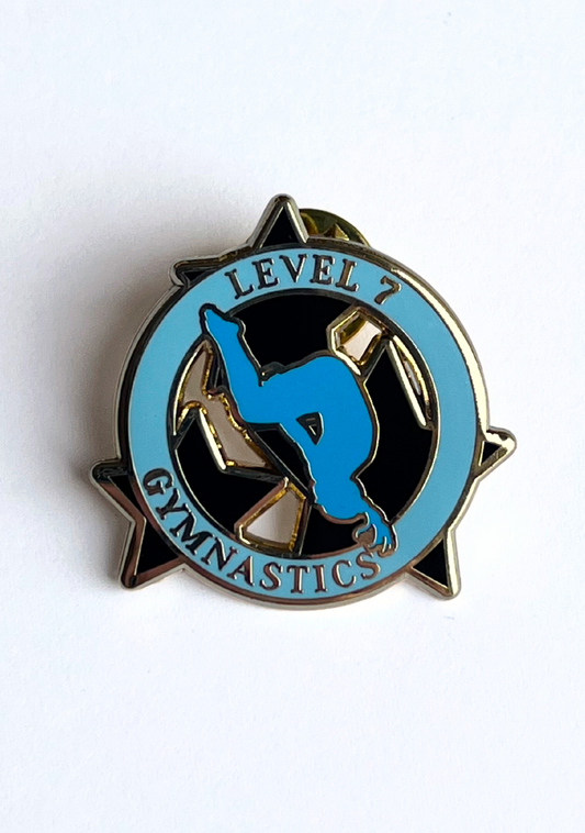 Level 7 Gymnastics Lapel Pin