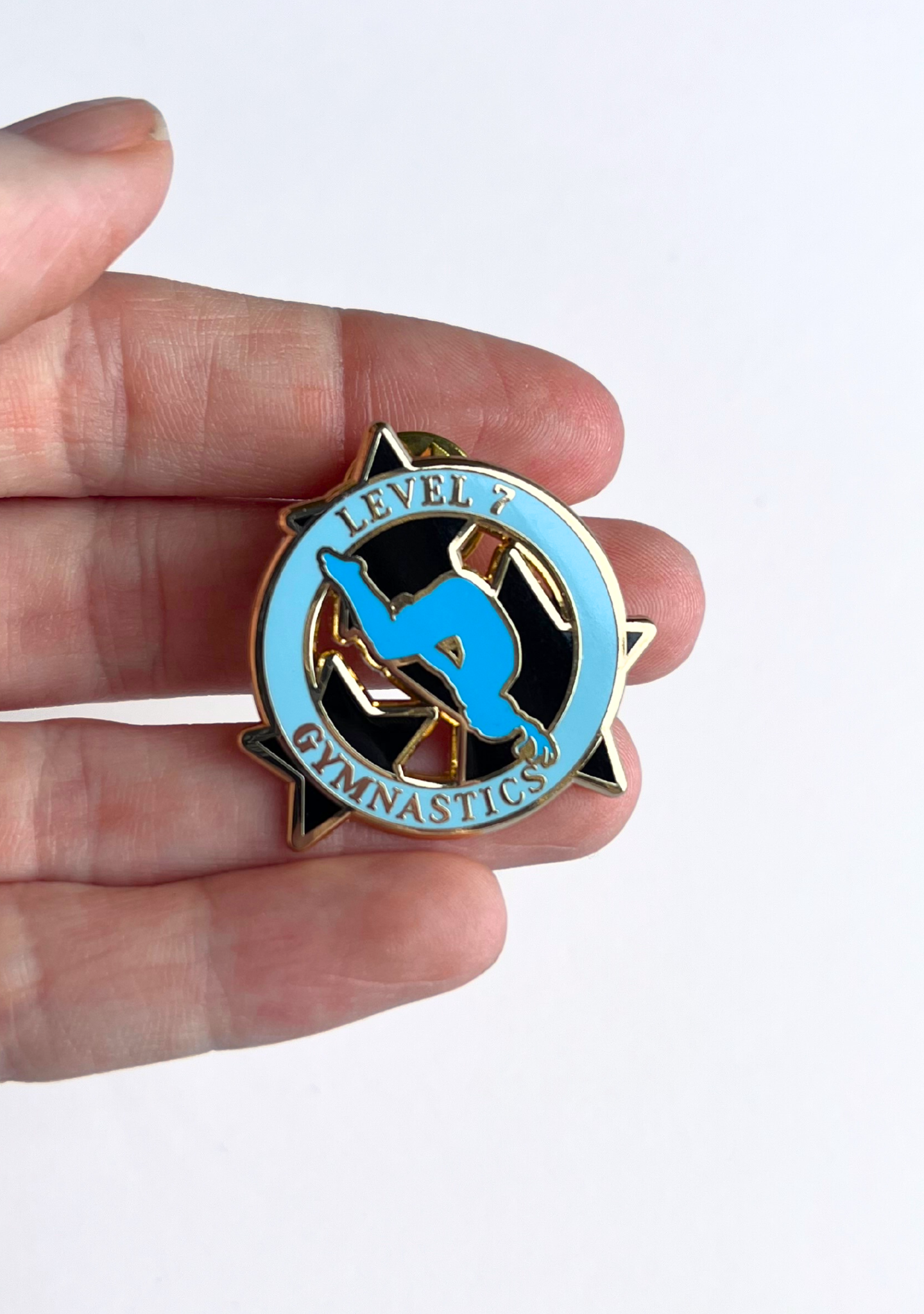 Level 7 Gymnastics Lapel Pin