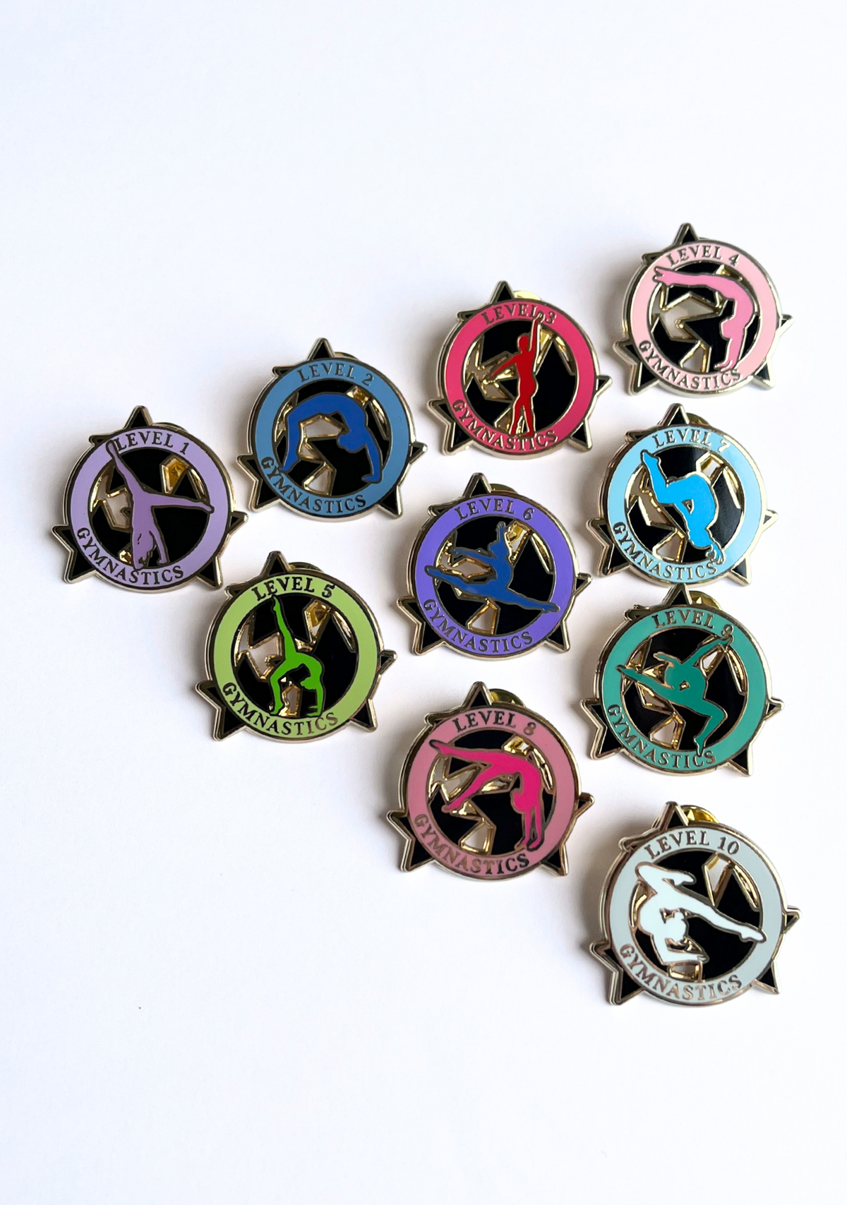 Level 4 Gymnastics Lapel Pin