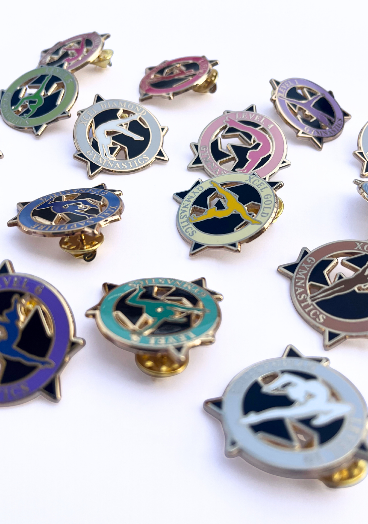 Level 4 Gymnastics Lapel Pin