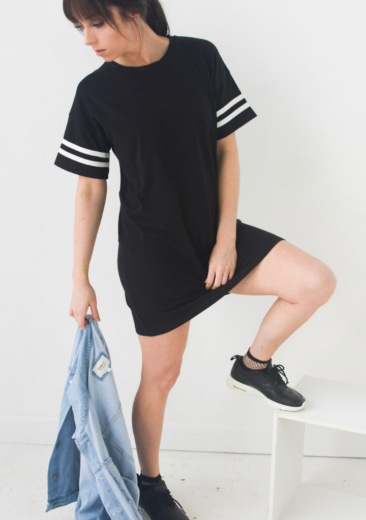 Short Knit Athletic Dress