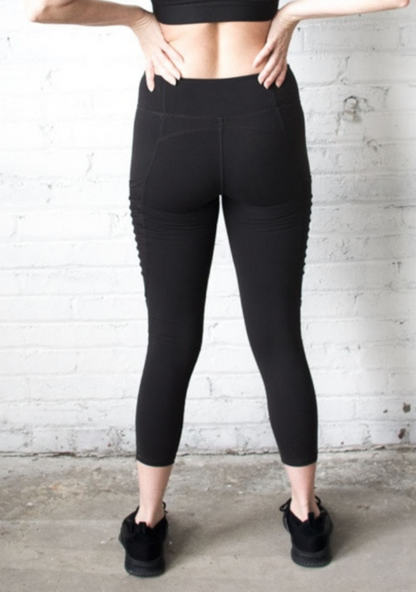 Charcoal Capri Leggings