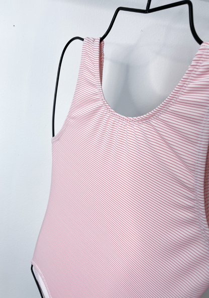 Signature Coral Ribbed Leotard